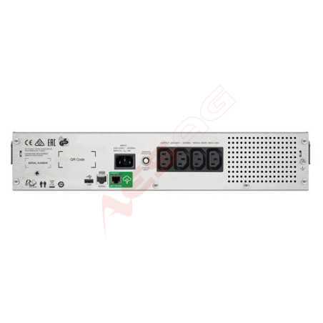 APC USV Smart, C, 1000VA, 9,2min., 19", LCD, mit SmartConnect APC - Artmar Electronic & Security AG 