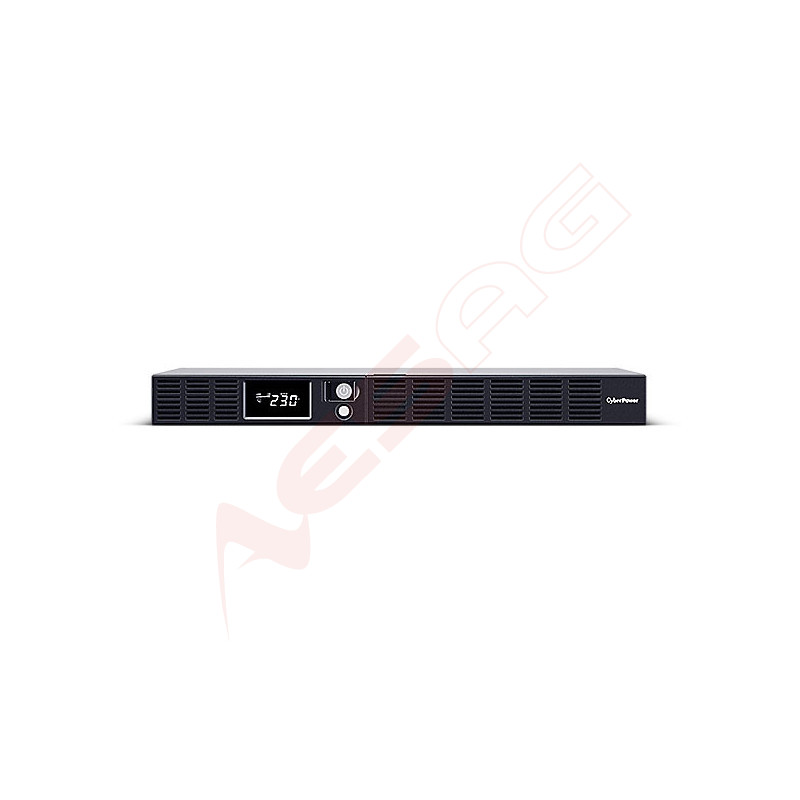 CyberPower USV, OR-Serie, 650VA/360W, Line-Interactive, LCD, 19"/1HE, USB/RS232, CEE7-Schutzkontakt, CyberPower - Artmar Electro