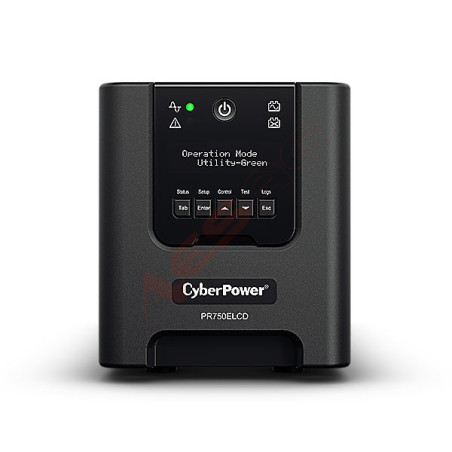 CyberPower USV, PR Tower-Serie, 750VA/675W, Line-Interactive, reiner Sinus, LCD, USB/RS232, CyberPower - Artmar Electronic & Sec