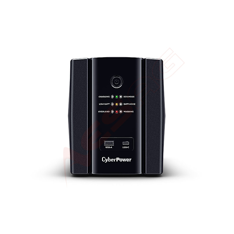 CyberPower UPS, UT series, 1500VA/900W, line-interactive, USB, output 4x protective contact sockets, USB AC charger CyberPower
