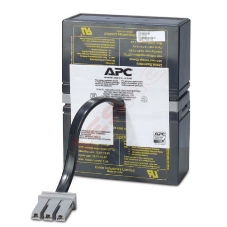 APC UPS, zbh.RBC32 replacement battery for BR800/1000i, APC - Artmar Electronic & Security AG