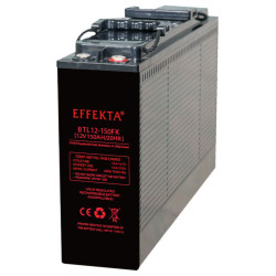 Effekta eg battery 12V/150Ah, 10-year life expectancy Effekta - Artmar Electronic & Security AG