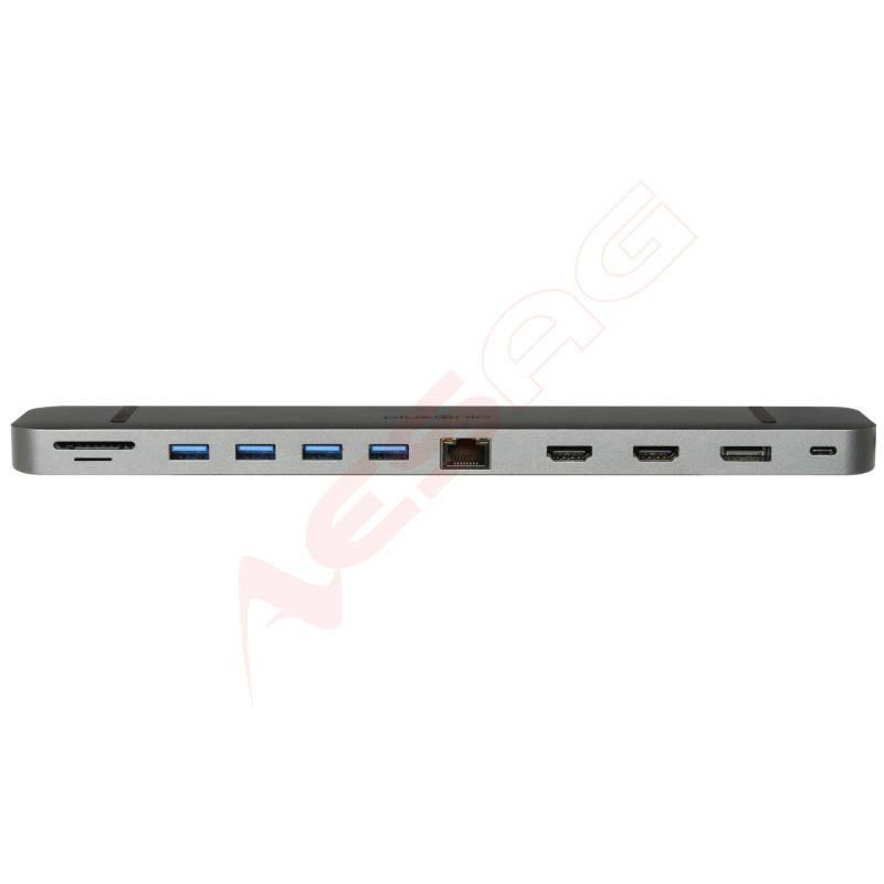 Plusonic USB-C Docking Adapter/Hub 9in1 with HDMI/DP/LAN/USB plusonic - Artmar Electronic & Security AG