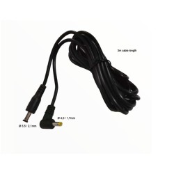 ALLNET Ersatznetzteil zbh. Hohlstecker - Hohlstecker Adapterkabel Verlängerung 5,5mm x 2,1mm - 4,0mm x 1,7mm 3m
