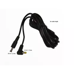 ALLNET Ersatznetzteil zbh. Hohlstecker - Hohlstecker Adapterkabel Verlängerung 5,5mm x 2,1mm - 4,0mm x 1,7mm 3m - 153223 - 1