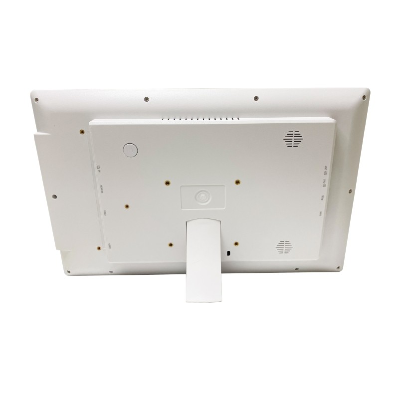 ALLNET Touch Monitor 14 Zoll PoE PD, 12V In/Out, 5V/Out, HDMI In, Ethernet, USB Touch, USB Cam