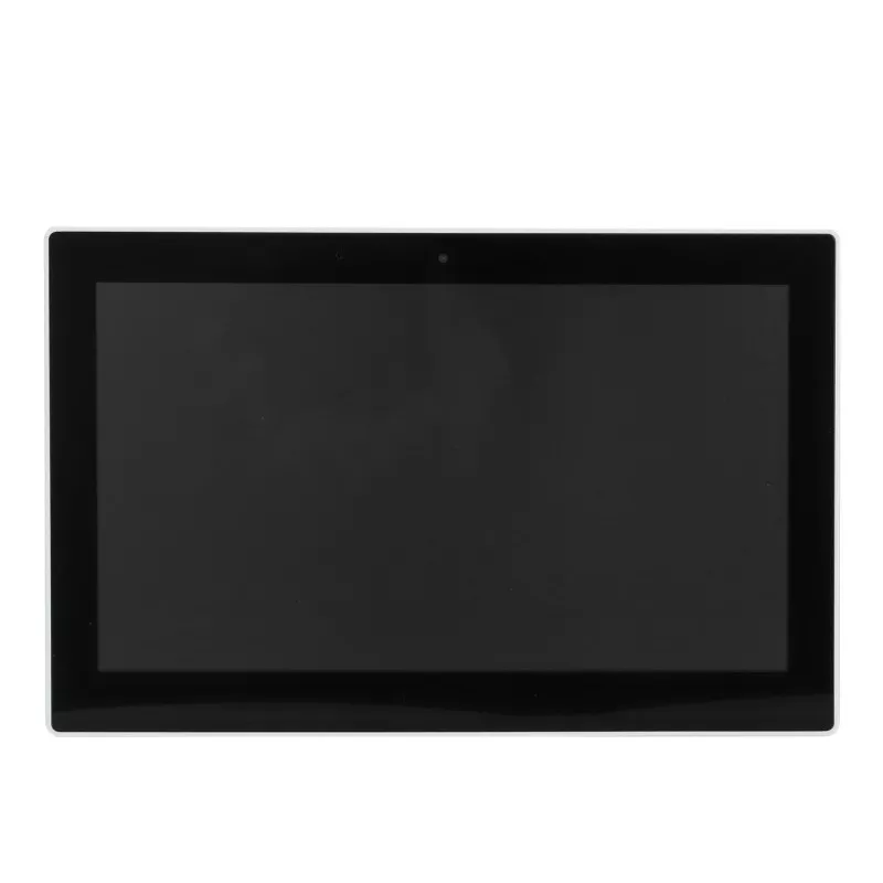 ALLNET 21-inch Touch Monitor, PoE PD, 12V in/out, 5V out, HDMI in, Ethernet, USB touch, USB camera - 211404 - 1