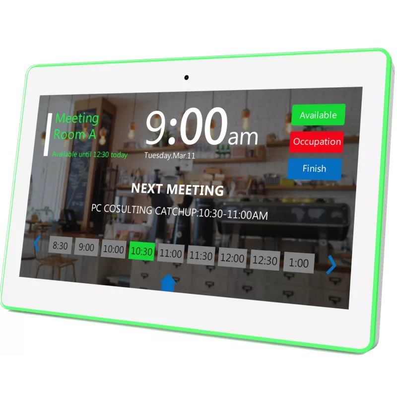 ALLNET Meetingraum RGB LED Tablet 13 Zoll RK3576 Android 16 und NFC/RFID Farbe schwarz - 256884 - 1