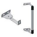 Barrier bracket - Adjustable angle and length - Stainless steel - Compatible with ABI30-764 and ABI100-1086