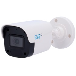 EASY-P AI IP Bullet-Kamera - 2MP | Linse 2.8 mm - IR 25 m | Mic - Plug &amp Play-Installation - KI durch Menschen und/oder Fahrz
