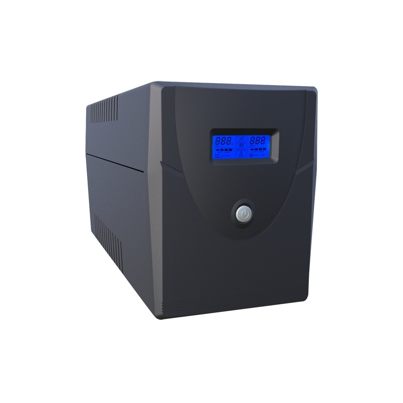 Einphasige USV Line-Interaktiv - Leistung 2000VA/1200W - Eingang 220~240 Vac /Ausgang 230 Vac - 4 USV/UPS-Ausgänge geschützt - L