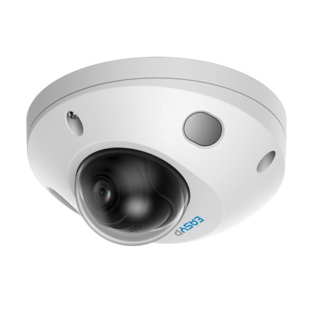 EASY-P AI IP-Dome-Kamera - 5MP | Linse 2.8 mm - Doppelte Beleuchtung 25 m | Mikrofon - Plug &amp Play-Installation - KI durch Me