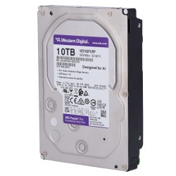 Western Digital PRO-Festplatte - Kapazität 10 TB - SATA-Schnittstelle mit bis zu 272 MB/s - Modell WD102PURP - Entwickelt für De