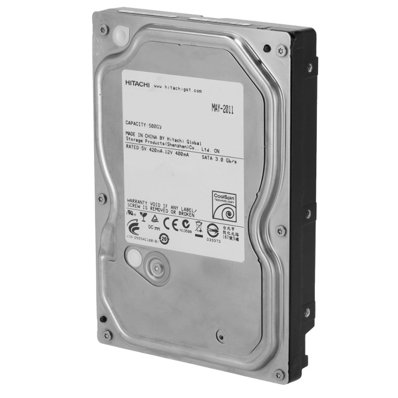 Hitachi | Generalüberholte Festplatte Modell HCS5C1050CLA382, 500 GB, für Videorekorder | HD500G-S-REFURBISHED