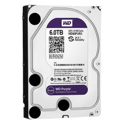 Western Digital Festplatte - Kapazität 6 TB - SATA-Schnittstelle mit bis zu 175 MB/s - Modell WD64PURZ - Speziell für Videorekor