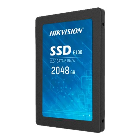 Hikvision | SSD-Festplatte 2.5" 2 TB SATA III, Lange Lebensdauer, 960 TBW | HS-SSD-E100-2048G