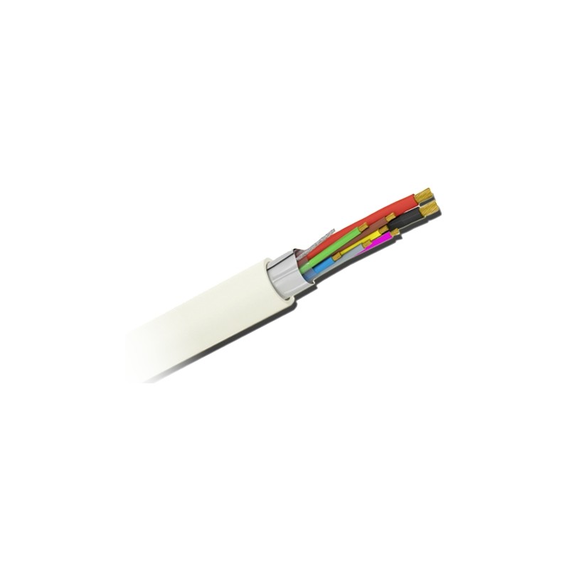 MARCA BLANCA | 8 Signaltreiber + 2 Leistung Flexibles Elektrolytkupfer Leiter Klasse 5 Kabelrolle | CA8P2-100-H