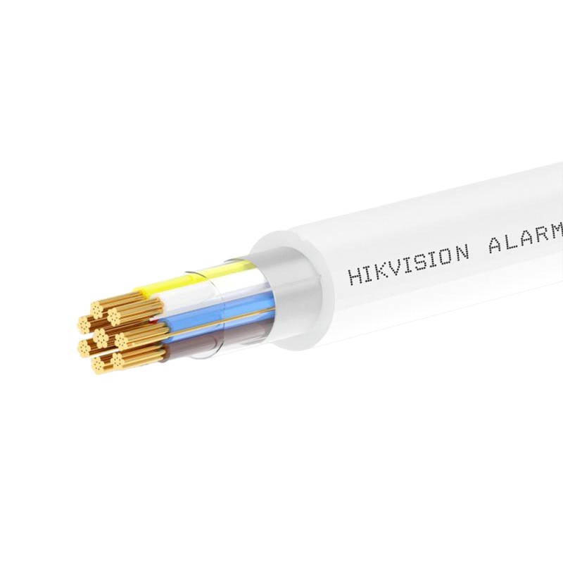 HikVision | Hochleistungs-Hybridkabel 6+2 Leiter, 100m, CPR Eca-Zertifiziert | DS-1AC2B6APL1 White