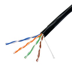SAFIRE | UTP Kabel Kategorie 6 mit spezieller Außenabdeckung | UTP6-100-OUTDOOR-CCA