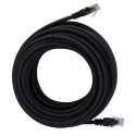 UTP Kabel - Ethernet - Verbinder RJ45 - Kategorie 6 - Spezielle Außenhülle ( Schwarz ) - 30 m