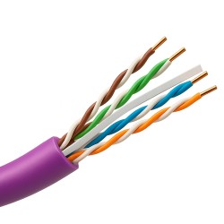 SAFIRE | Halogenfreies starres UTP-Kabel Kategorie 6, 305m Rolle | UTP6-305-BC-LSZH-Dca-PU