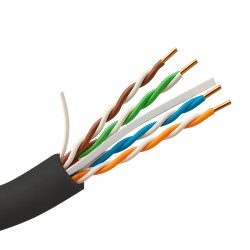 SAFIRE | Starres UTP-Kabel Kategorie 6 für den Außenbereich, 305m Rolle | UTP6-305-BC-OUTDOOR