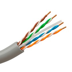 Safire | PVC UTP-Kabel Kategorie 6, 305m Rolle, 90m Fluke-Test bestanden | UTP6-305-BC-PVC-Eca