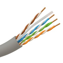 SAFIRE | Halogenfreies UTP-Kabel Kategorie 6, 305m Rolle, Durchmesser 0.5mm | UTP6-305-LSZH-Dca