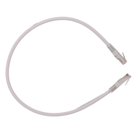 SAFIRE | UTP Kabel Ethernet Verbinder RJ45 Kategorie 6 0,3 m Weiße Farbe | UTP6-H-03W