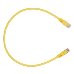SAFIRE | UTP Kabel Ethernet Verbinder RJ45 Kategorie 6 0,3 m Gelb | UTP6-H-03Y