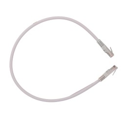 SAFIRE | UTP Kabel Ethernet Verbinder RJ45 Kategorie 6 0,5 m Weiße Farbe | UTP6-H-05W