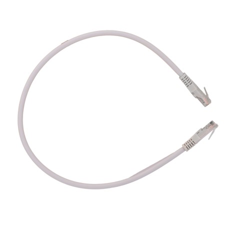 SAFIRE | UTP Kabel Ethernet Verbinder RJ45 Kategorie 6 0,5 m Weiße Farbe | UTP6-H-05W
