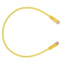 SAFIRE | UTP Kabel Ethernet Verbinder RJ45 Kategorie 6 0,5 m Gelb | UTP6-H-05Y