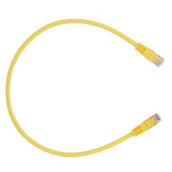 SAFIRE | UTP Kabel Ethernet Verbinder RJ45 Kategorie 6 0,5 m Gelb | UTP6-H-05Y