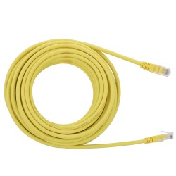 SAFIRE | UTP Kabel Ethernet Verbinder RJ45 Kategorie 6 10m Gelb | UTP6-H-10Y