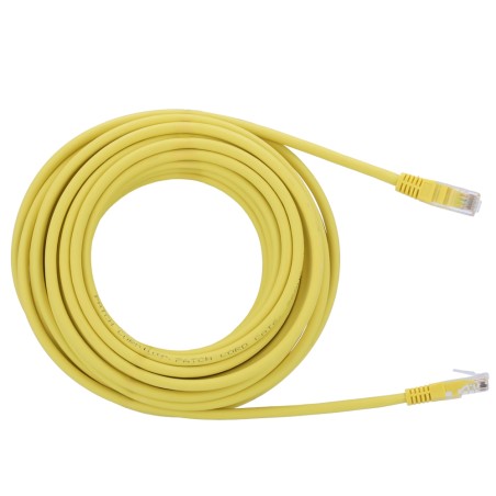 UTP Kabel - Ethernet - Verbinder RJ45 - Kategorie 6 - 10 m - Gelb