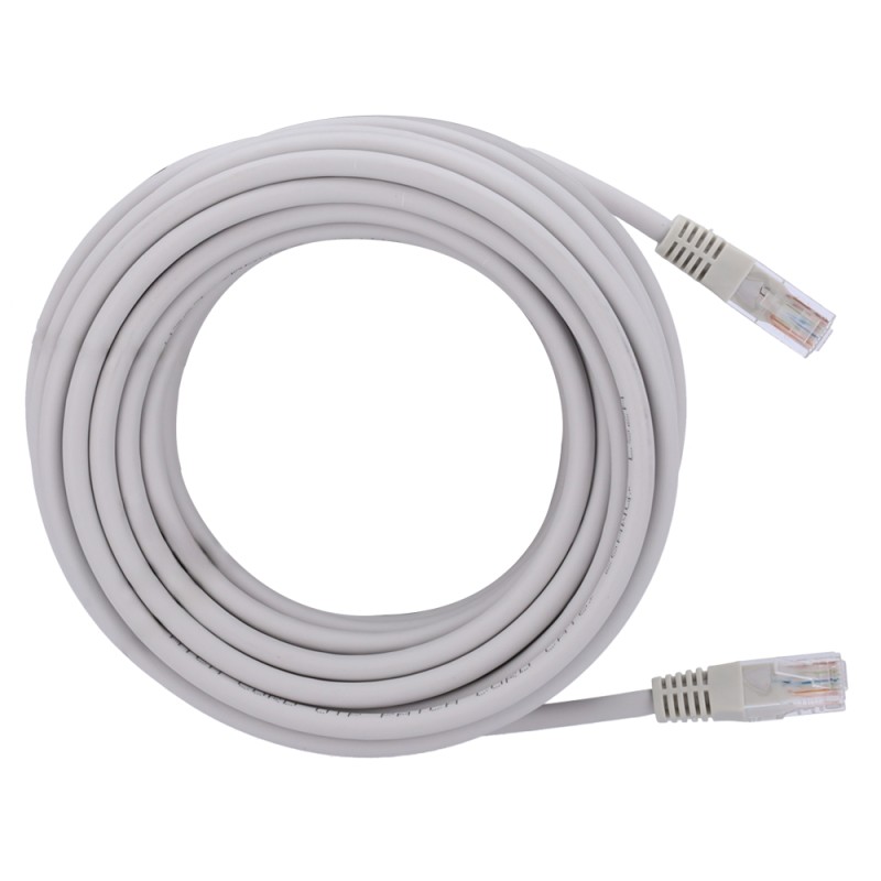 SAFIRE | UTP Kabel Ethernet mit RJ45 Verbinder, Kategorie 6, 15m, Weiß | UTP6-H-15W