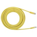 UTP Kabel - Ethernet - Verbinder RJ45 - Kategorie 6 - 15 m - Gelb