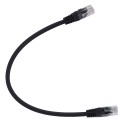 SAFIRE | UTP Kabel Ethernet Verbinder RJ45 Kategorie 6 1m Schwarz | UTP6-H-1BK