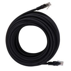 SAFIRE | UTP Kabel Ethernet Verbinder RJ45 Kategorie 6 20m Schwarz | UTP6-H-20BK
