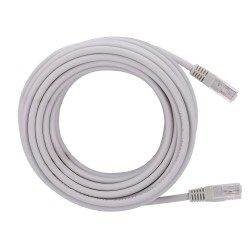 SAFIRE | UTP Kabel Ethernet Verbinder RJ45 Kategorie 6 30 m Weiße Farbe | UTP6-H-30W