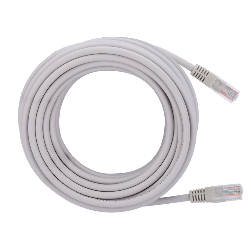 SAFIRE | UTP Kabel Ethernet Verbinder RJ45 Kategorie 6 30 m Weiße Farbe | UTP6-H-30W