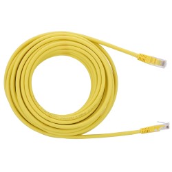 SAFIRE | UTP Kabel Ethernet Verbinder RJ45 Kategorie 6 30m Gelb | UTP6-H-30Y