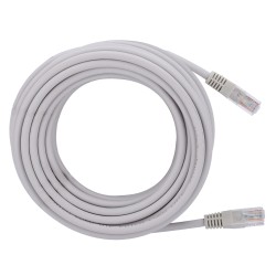 SAFIRE | UTP Kabel Ethernet mit RJ45 Verbinder, Kategorie 6, 5m, Weiß | UTP6-H-5W
