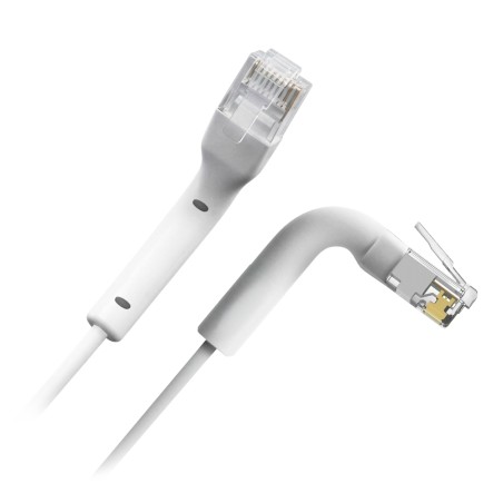 SAFIRE | Flexibles UTP-Kabel Ethernet, RJ45, Kategorie 6A, TPE-Gehäuse, 1,5 m | UTP6A-FLEX-150W