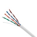 Uniview | UTP-Kabel Kategorie 5E, 100% Kupfer, 305m, Weiß-Grau | UV-UTP5E-300-BC24AWG-DCA-B-W