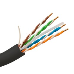 Uniview | Starres UTP-Kabel Kategorie 6 für den Außenbereich, 305m | UV-UTP6-305-BC-OUTDOOR
