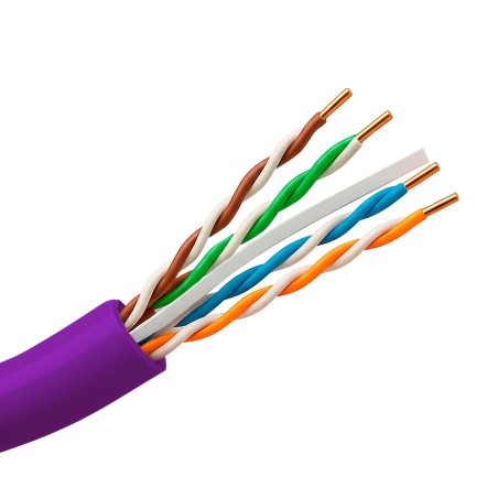 Uniview UTP-Kabel PVC - Kategorie 6 - Erfüllt 90m Fluke-Test - OFC-Leiter, reinheit 99.9% Kupfer - Rolle von 305 Metern - Durchm