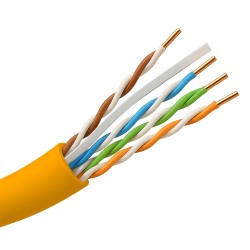 Uniview | Universelles UTP-Kabel Kategorie 6, Halogenfrei, 305m Rolle | UV-UTP6-305-LSZH-Dca-OR