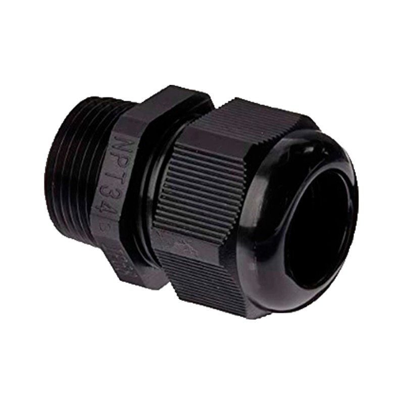 Wasserdichte Montage 13-18mm IP68 | CABLE-GLAND-NPT3/4-BLACK